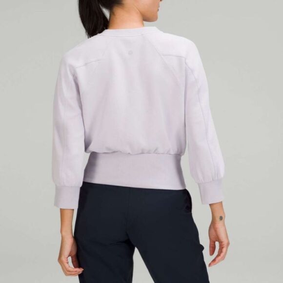 Lululemon lemon Softstreme Ribbed-Hem
Pullover Faint Lavender size 6 - Picture 3 of 12